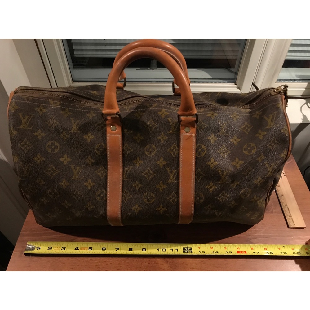 Vintage Louis Vuitton Duffel Bag & Change Purse.